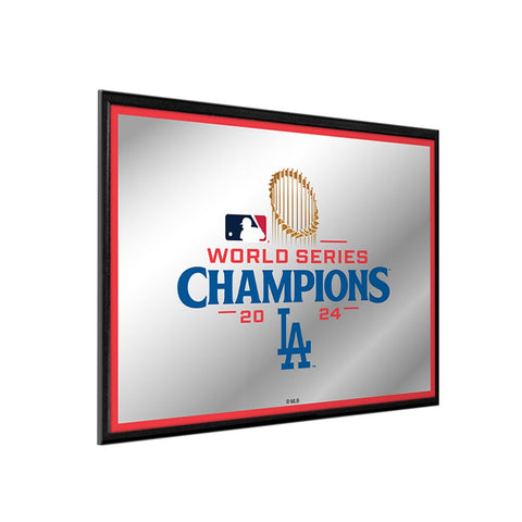 Los Angeles Dodgers: 2024 World Series Champs - Framed Mirrored Wall Sign - The Fan - Brand