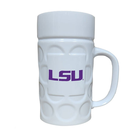 LSU Tigers: 16 oz. Acrylic Dimpled Stein (Set of 4) - The Fan - Brand