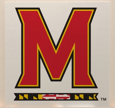 Maryland Officially Licensed College Team Acoustic Wall Panel - Sound Absorption & Fire Safety - The Fan - Brand