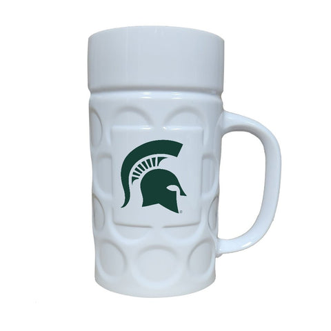 Michigan State Spartans: 16 oz. Acrylic Dimpled Stein (Set of 4) - The Fan - Brand