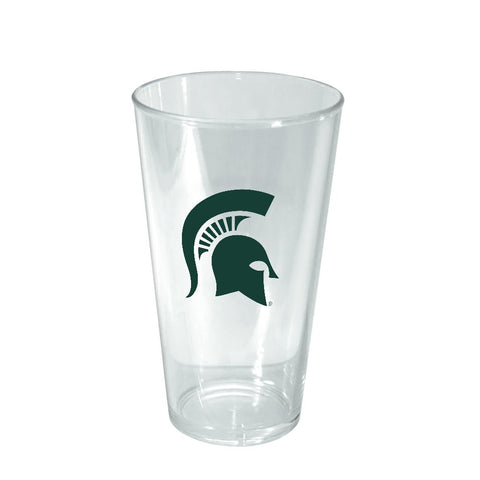 Michigan State Spartans: 16oz. Acrylic Pint Glass (Set of 4) - The Fan - Brand