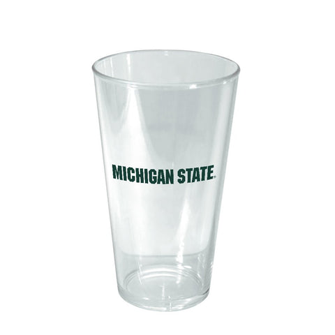 Michigan State Spartans: 16oz. Acrylic Pint Glass (Set of 4) - The Fan - Brand