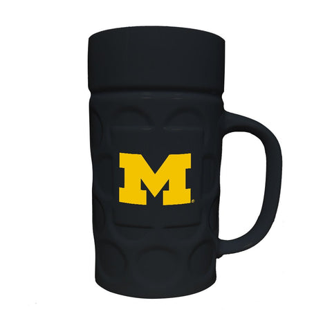 Michigan Wolverines: 16 oz. Acrylic Dimpled Stein (Set of 4) - The Fan - Brand