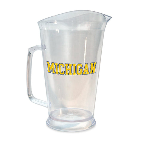 Michigan Wolverines: 64 oz. Acrylic Drink Pitcher - The Fan - Brand