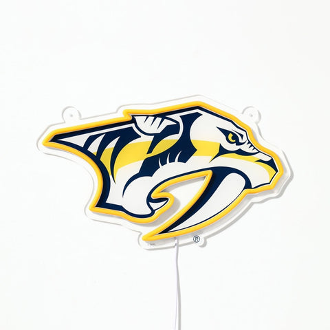 Nashville Predators: Die - Cut LED Neon Sign - The Fan - Brand