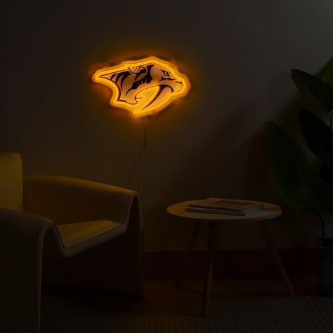 Nashville Predators: Die - Cut LED Neon Sign - The Fan - Brand
