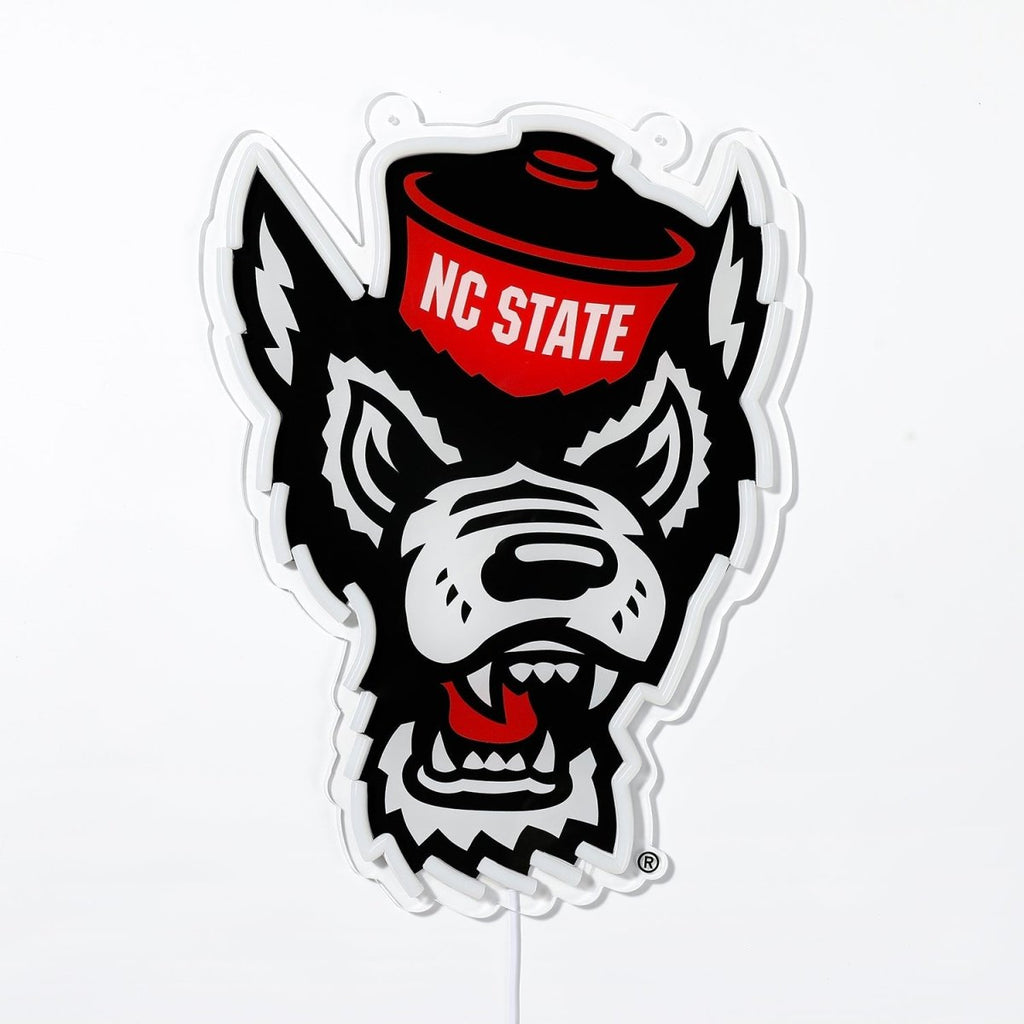 NC State Wolfpack: Die - Cut LED Neon Sign - The Fan - Brand