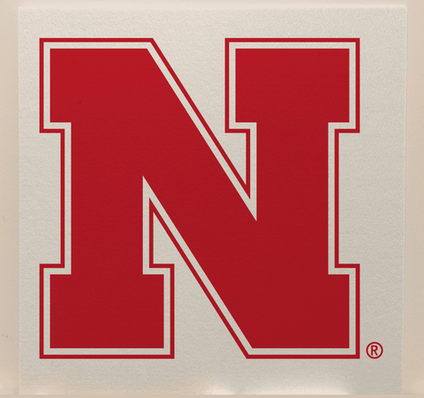 Nebraska Officially Licensed College Team Acoustic Wall Panel - Sound Absorption & Fire Safety - The Fan - Brand