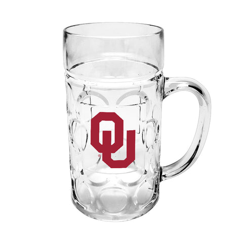 Oklahoma Sooners: 16 oz. Acrylic Dimpled Stein - The Fan - Brand