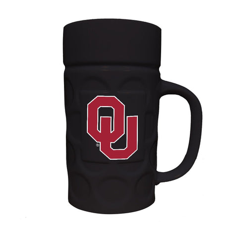 Oklahoma Sooners: 16 oz. Acrylic Dimpled Stein - The Fan - Brand