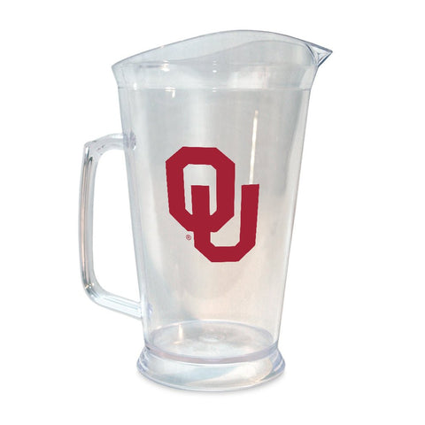 Oklahoma Sooners: 64 oz. Acrylic Drink Pitcher - The Fan - Brand