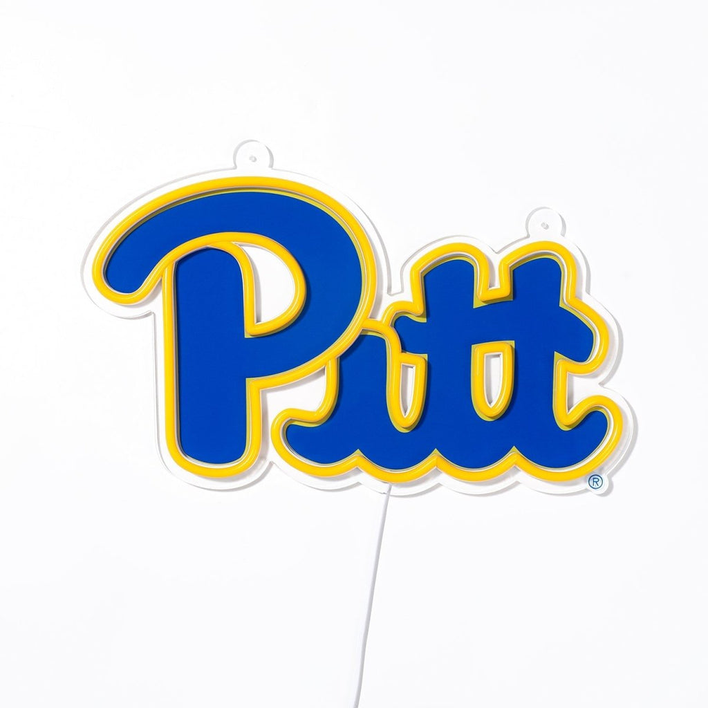 Pitt Panthers: Die - Cut LED Neon Sign - The Fan - Brand