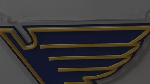 St. Louis Blues: Die-Cut LED Neon Sign