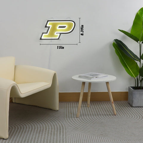 Purdue Boilermakers: Die - Cut LED Neon Sign - The Fan - Brand