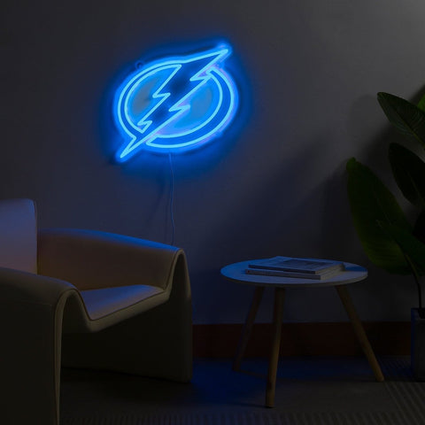 Tampa Bay Lightning: Die - Cut LED Neon Sign - The Fan - Brand