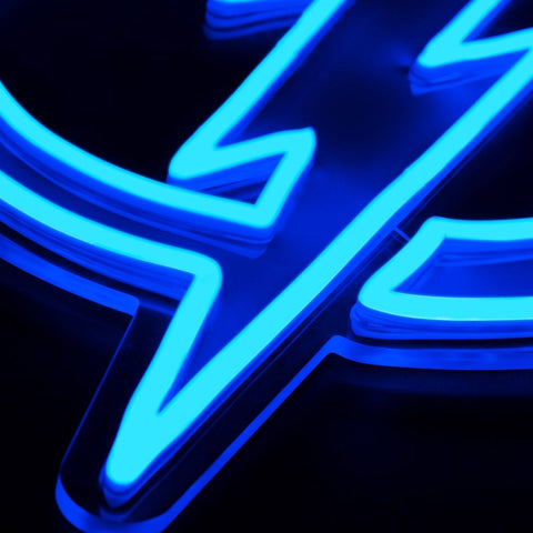 Tampa Bay Lightning: Die - Cut LED Neon Sign - The Fan - Brand