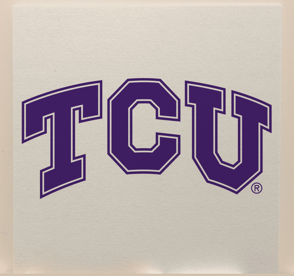 TCU College Team Acoustic Wall Panel - Sound Absorption & Fire Safety - The Fan - Brand