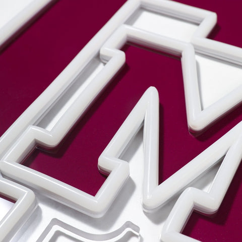 Texas A&M Aggies: Die - Cut LED Neon Sign - The Fan - Brand