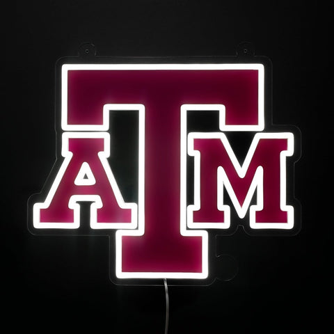 Texas A&M Aggies: Die - Cut LED Neon Sign - The Fan - Brand