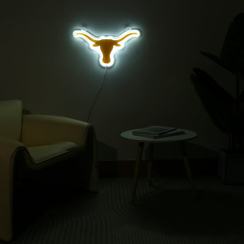 Texas Longhorns: Die - Cut LED Neon Sign - The Fan - Brand