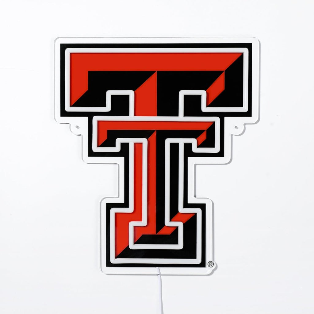 Texas Tech Red Raiders: Die - Cut LED Neon Sign - The Fan - Brand