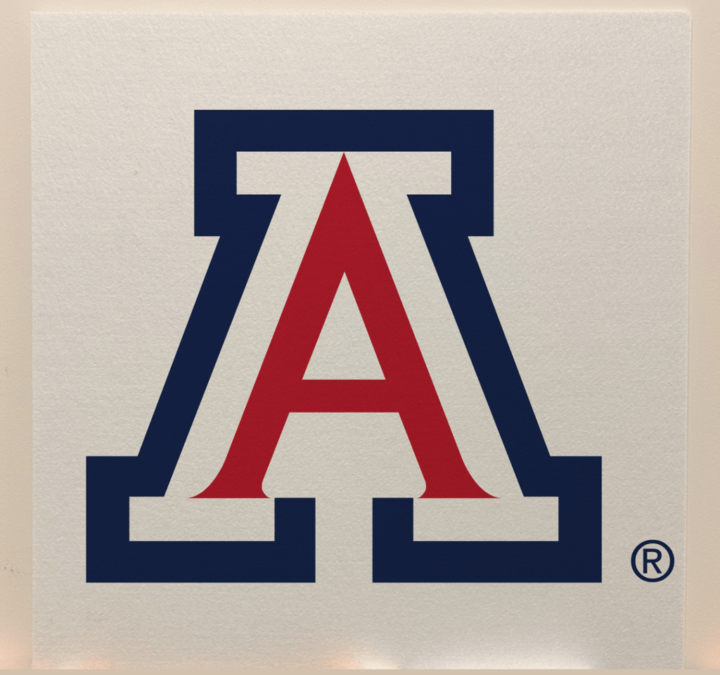 University of Arizona Officially Licensed College Team Acoustic Wall Panel - Sound Absorption & Fire Safety - The Fan - Brand