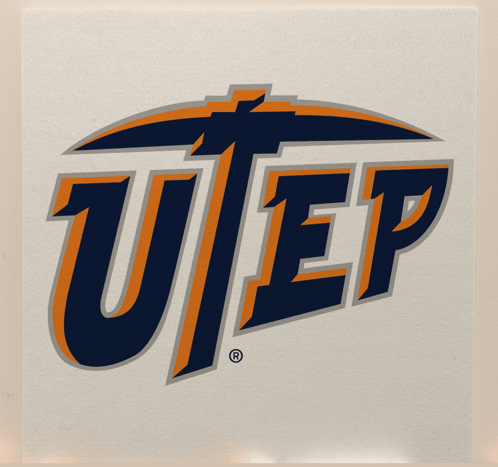 UTEP College Team Acoustic Wall Panel - Sound Absorption & Fire Safety - The Fan - Brand
