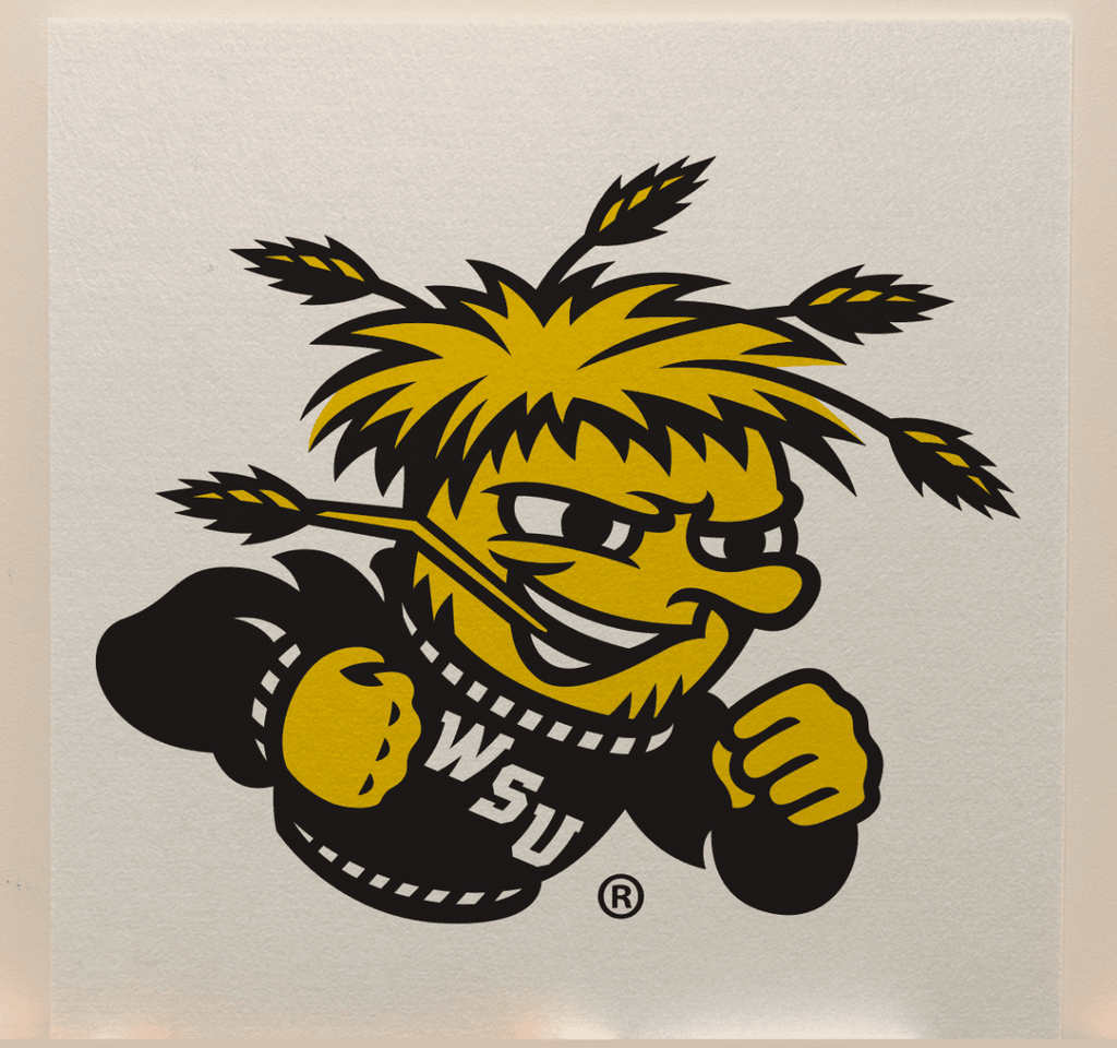 Wichita State Tech College Team Acoustic Wall Panel - Sound Absorption & Fire Safety - The Fan - Brand