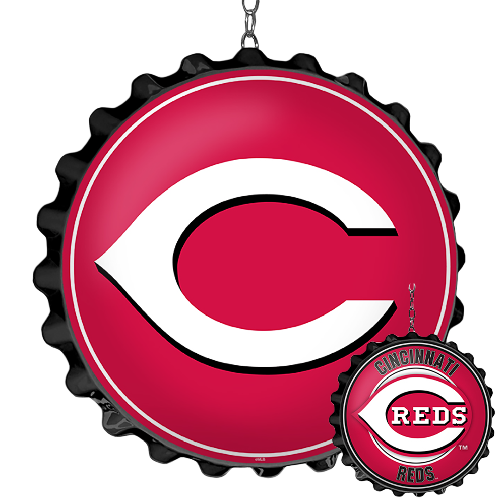Cincinnati Reds: Double-Sided Bottle Cap Dangler