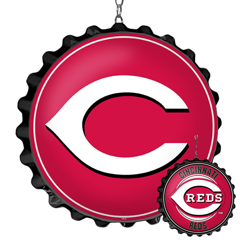 Cincinnati Reds: Double-Sided Bottle Cap Dangler