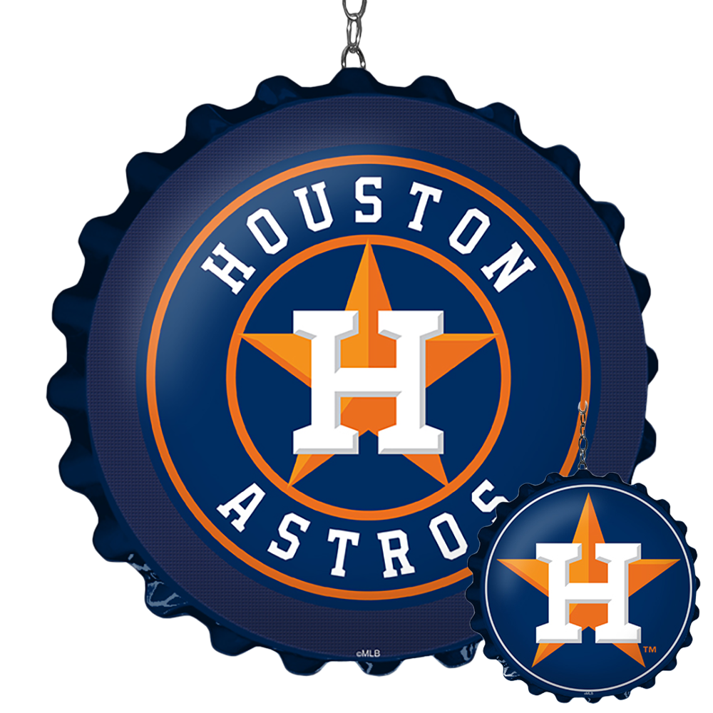 Houston Astros: Double-Sided Bottle Cap Dangler