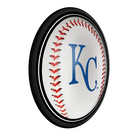 Kansas City Royals: Baseball - Round Slimline Lighted Wall Sign Default Title