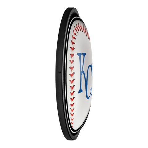 Kansas City Royals: Baseball - Round Slimline Lighted Wall Sign