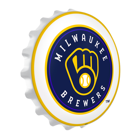 Milwaukee Brewers: Bottle Cap Wall Light Default Title