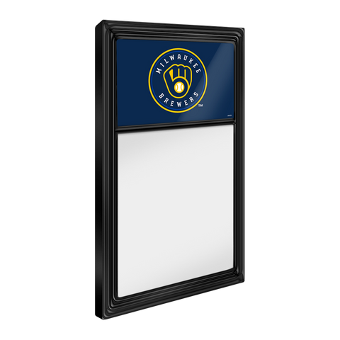 Milwaukee Brewers: Dry Erase Note Board Navy