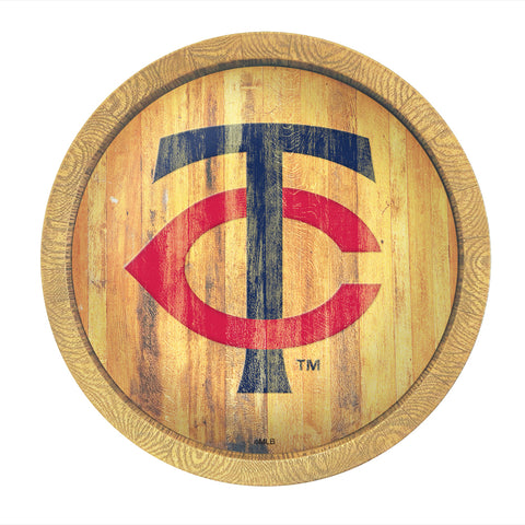 Minnesota Twins: Logo - Weathered 