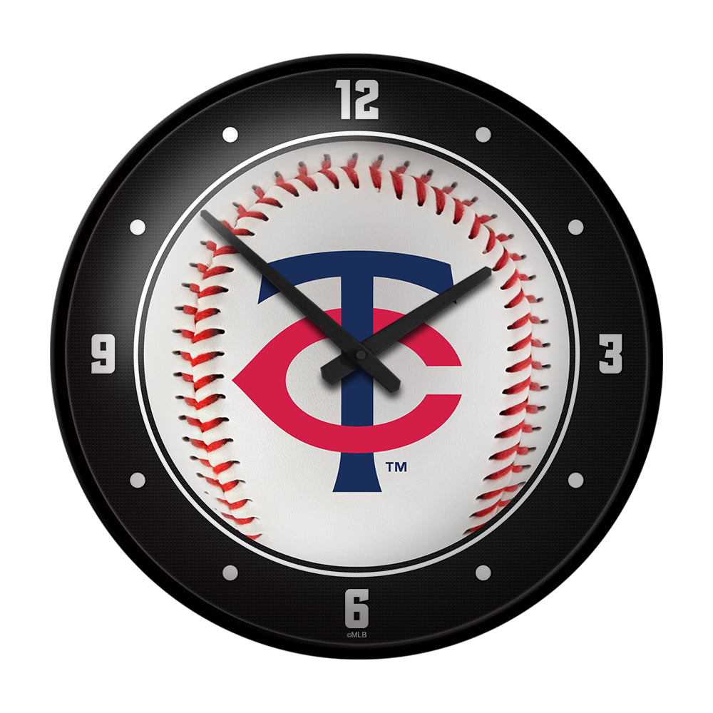 Minnesota Twins: Baseball - Modern Disc Wall Clock