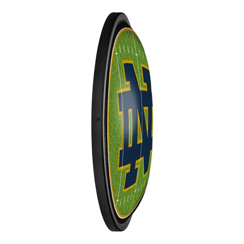 Notre Dame Fighting Irish: On the 50 - Round Slimline Lighted Wall Sign Default Title