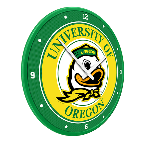 Oregon Ducks: Modern Disc Wall Clock Default Title