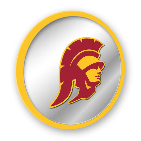 USC Trojans: Mascot - Modern Disc Mirrored Wall Sign - The Fan-Brand