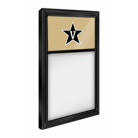Vanderbilt Commodores: Dry Erase Note Board Gold