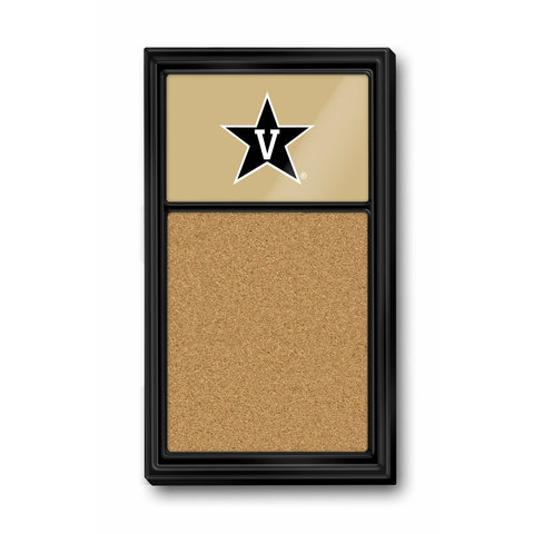 Vanderbilt Commodores: Cork Note Board Gold