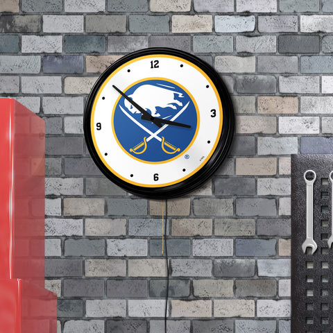 Buffalo Sabres: Retro Lighted Wall Clock Default Title