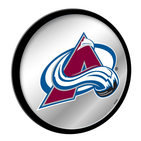 Colorado Avalanche: Modern Disc Mirrored Wall Sign