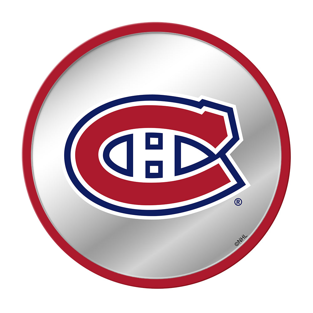 Montreal Canadiens: Modern Disc Mirrored Wall Sign