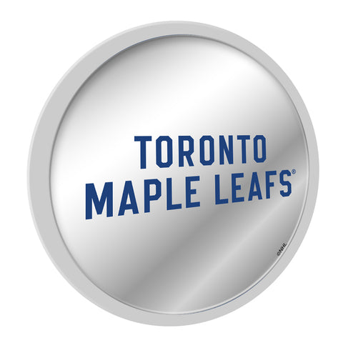 Toronto Maple Leafs: Secondary Logo - Modern Disc Mirrored Wall Sign