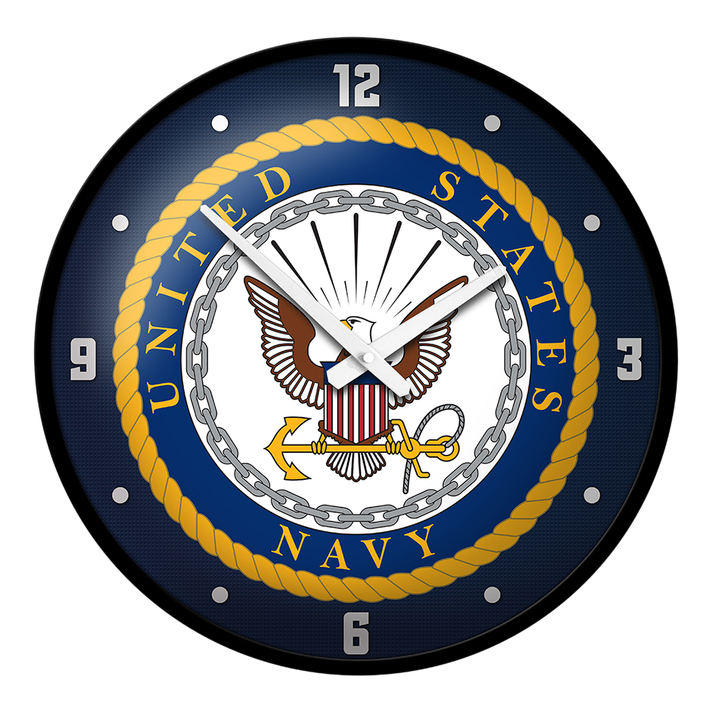 US Navy: Modern Disc Wall Clock Default Title