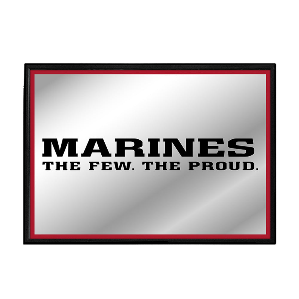 US Marine Corps: Marines - Framed Mirrored Wall Sign