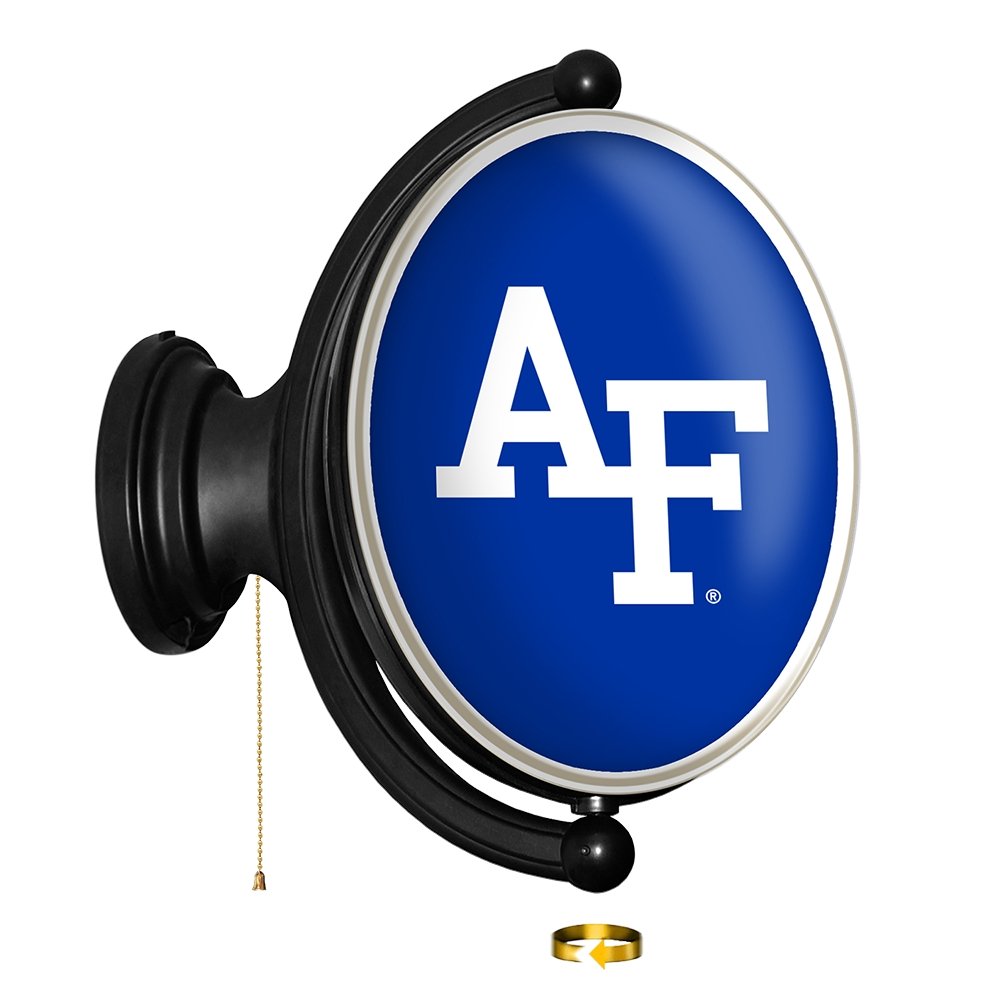 Air Force Falcons: Original Oval Rotating Lighted Wall Sign - The Fan-Brand