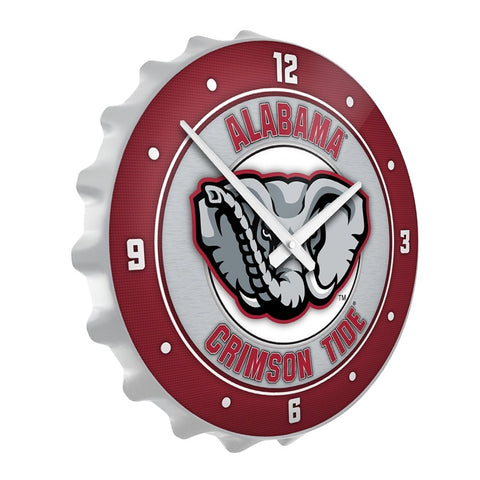 Alabama Crimson Tide: Al Logo - Bottle Cap Wall Clock - The Fan-Brand
